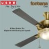 USHA CF FONTANA MAPLE ANTIQUE BRASS 1200MM